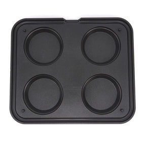Matrita pentru tarte - 4 cavitati rotunde, 124100 mm