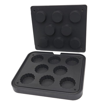 Matrita pentru tarte - 8 cavitati ondulate, Ø8471 mm