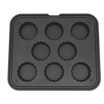 Matrita pentru tarte - 8 cavitati ondulate, Ø8471 mm