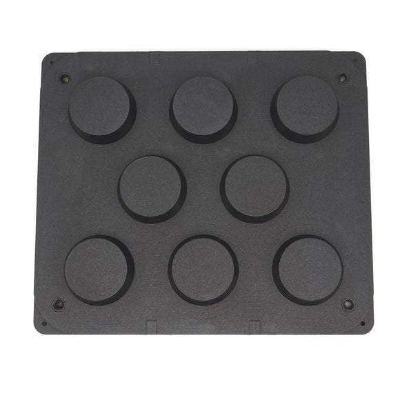 Matrita pentru tarte - 8 cavitati ondulate, Ø8471 mm
