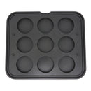 Matrita pentru tarte - 9 cavitati forma cilindru, 80 mm