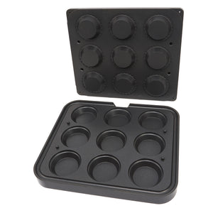 Matrita pentru tarte - 9 cavitati rotunde, 8965 mm