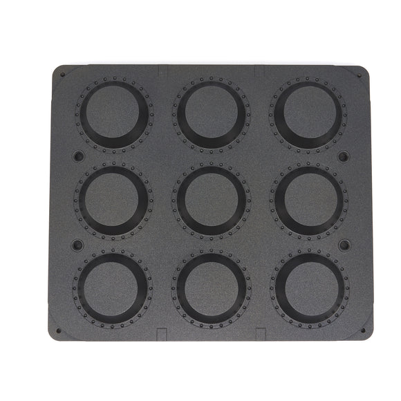 Matrita pentru tarte - 9 cavitati rotunde, 8965 mm