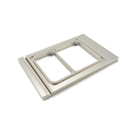 Matrita pentru tava 225x175 mm, 2 compartimente