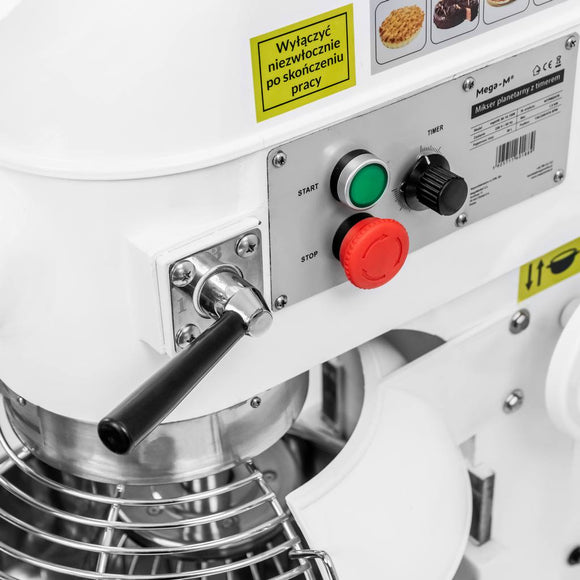 Mixer planetar mptHE 30.10.1500 cu timer 30L