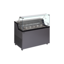 Congelator bombonata inghetata antracit MIRABELLA6, 184 l, -20/-5C Tefcold – congelator tip bombonata pentru inghetata artizanala in gelaterie si cofetarie