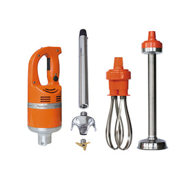 Mixer de mana MASTER TRIO 410 cu M90H capacitate 40 - 100 Litri (mixare), 10 - 20 Litri (tel), 10 - 30 Kg (tocator piure)