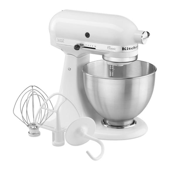 Mixer planetar model Classic, bol inox 4,2 Litri, dotat cu tel, paleta si carlig.
