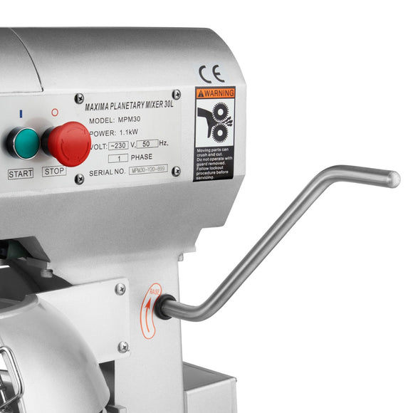 Mixer Planetar - 30L - 15kg Aluat - 3 Viteze Cu un bol de mixare