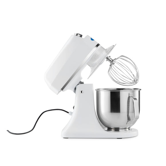 Mixer Planetar - 7L -2kg Aluat - Alb Cu un bol de mixare