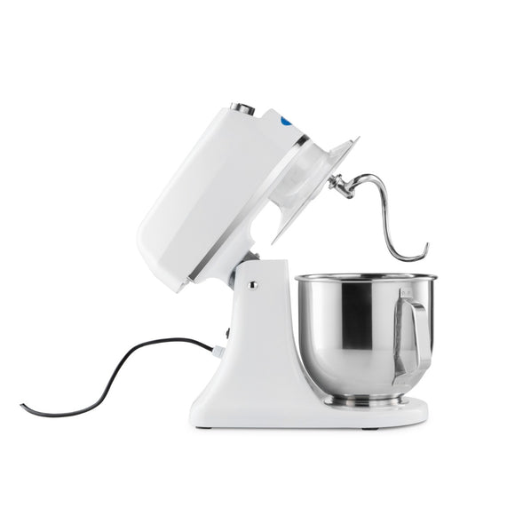 Mixer Planetar - 7L -2kg Aluat - Alb Cu un bol de mixare