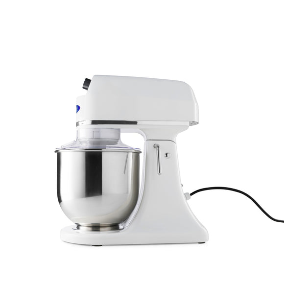 Mixer Planetar - 7L -2kg Aluat - Alb Cu un bol de mixare