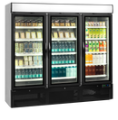 Vitrina frigorifica multideck mare alba EXTRA2500CD vedere laterala Tefcold – vitrina frigorifica multideck mare pentru supermarket si magazine alimentare