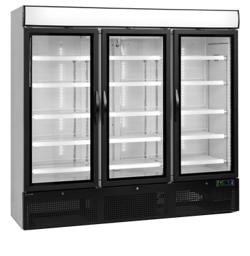 Vitrina frigorifica multideck mare alba EXTRA2500CD, 1657 l, +2/+8C, 3 usi Tefcold – vitrina frigorifica multideck mare pentru supermarket si magazine alimentare