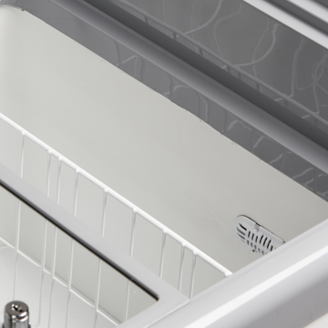 Lada congelator inghetata NIC alba NIC301SC vedere laterala Tefcold – lada congelator inghetata pentru magazine, HoReCa si expunere