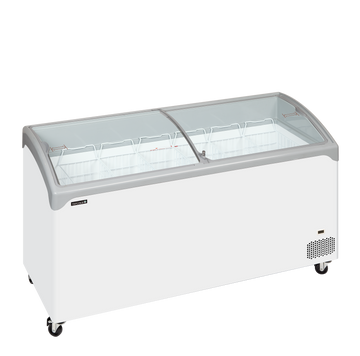 Lada congelator inghetata NIC alba NIC501SCEB, 367 l, 2 usi Tefcold – lada congelator inghetata pentru magazine, HoReCa si expunere