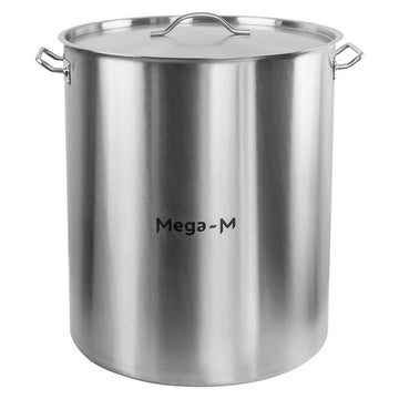 Oala inalta cu capac, fund triplu stratificat, 115 L, Ø50 H60 cm
