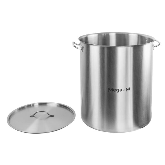 Oala inalta cu capac, fund triplu stratificat, 115 L, Ø50 H60 cm