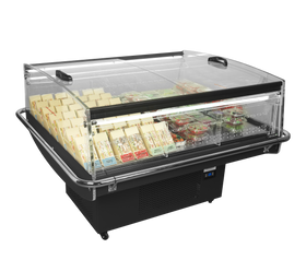 PDC126 VS SL LED-Negru Sticla, 190 l, -1 la 5, Ventilat, 2 x LED vertical, 700 W, D Gama PDC de racitoare negre