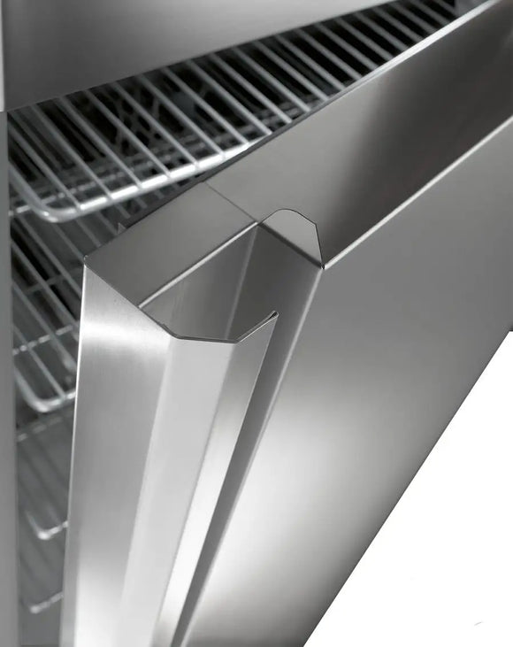 Dulap refrigerare inox cu 2 usi GN 2/1, 1400 Litri, -2/+8 °C, 0.69 kW