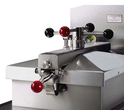 Friteuza profesionala sub presune 25 Litri, digital, sistem de filtrare, alimentare electrica 380 V, putere 13.5 kW