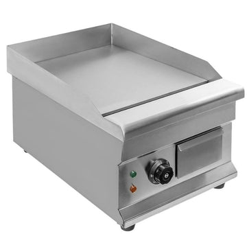 Plita fry-top electrica, suprafata neteda cromata, 2 kW, 35x52xh32 cm, 230V, 2 kW