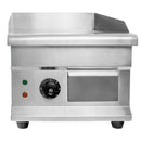 Plita fry-top electrica, suprafata neteda cromata, 2 kW, 35x52xh32 cm, 230V, 2 kW