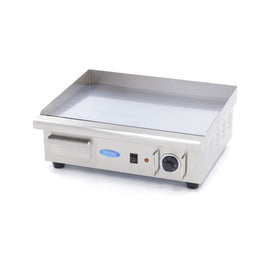 Plita fry top electric, neted, 55cm, plita cromata, 230V, 3kW