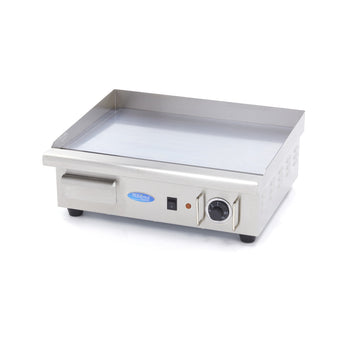 Plita fry top electric, neted, 55cm, plita cromata, 230V, 3kW