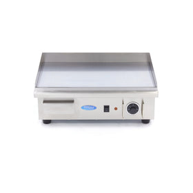 Plita fry top electric, neted, 55cm, plita cromata, 230V, 3kW