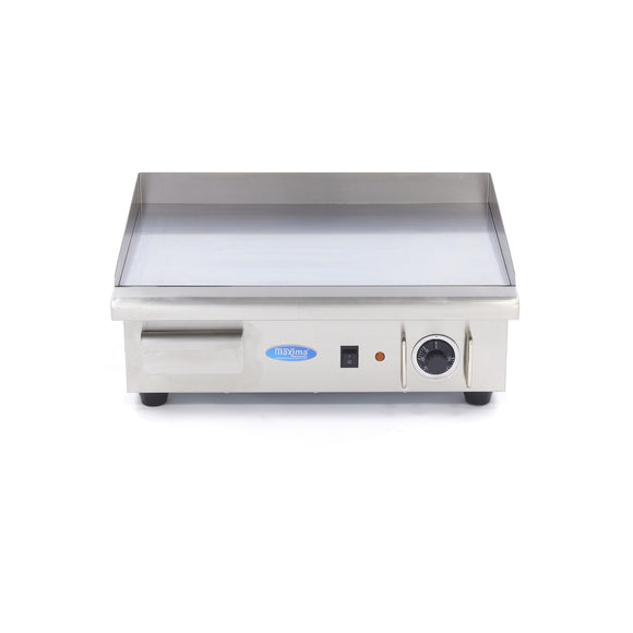 Plita fry top electric, neted, 55cm, plita cromata, 230V, 3kW