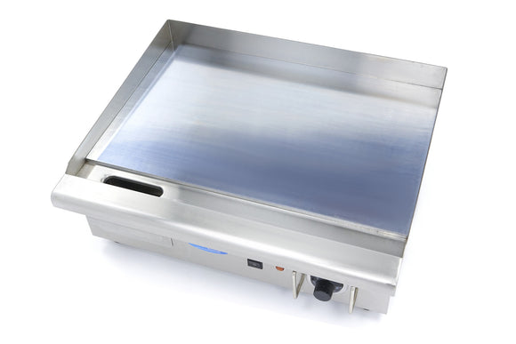 Plita fry top electric, neted, 55cm, plita cromata, 230V, 3kW