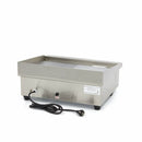 Plita fry top electric, netedstriat, 55cm, plita otel, 230V, 3kW Pentru a da mai multa