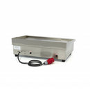 Plita fry top electric, netedstriat, 73cm, plita otel, 380V, 4,4kW
