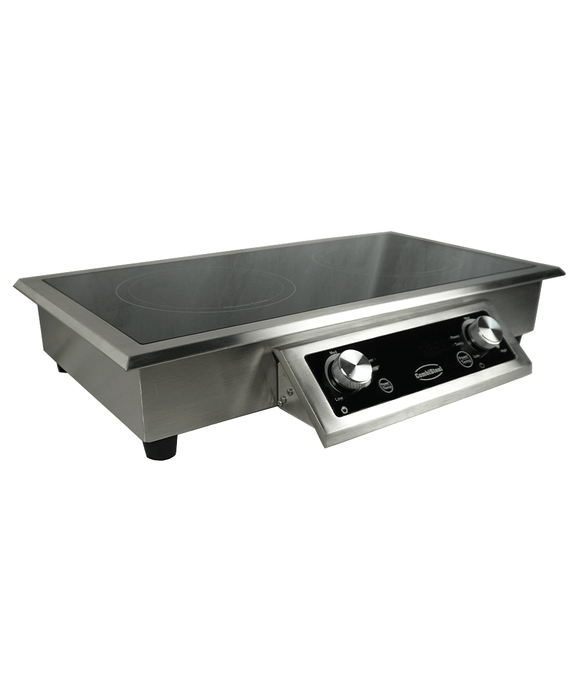 Plita inductie incorporabila cu 2 zone de gatit, carcasa inox, 2x3.5 kW, 400V