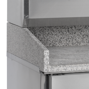 Masa refrigerata pizza 565 l vedere laterala Tefcold – masa frigorifica inox pentru bucatarie profesionala restaurant si HoReCa