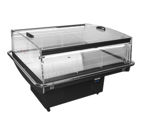PDC126 VS SL LED-Negru Sticla, 190 l, -1 la 5, Ventilat, 2 x LED vertical, 700 W, D Gama PDC de racitoare negre