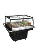 Racitor rotativ expunere negru PDC90SL-2 vedere laterala Tefcold – racitor rotativ pentru expunere produse impulsive in magazine si benzinarii