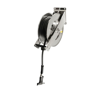 Pistol de spalat cu furtun 15 m si tambur inox cu retractare