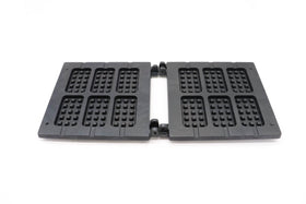 Placa de schimb pentru aparat de copt vafe, 6 vafe belgiene pe bat Compatibul cu Aparat de copt