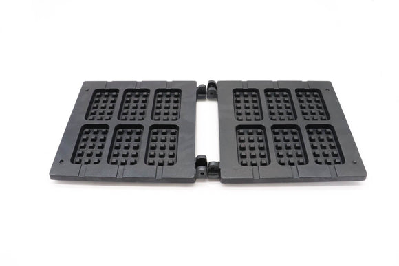 Placa de schimb pentru aparat de copt vafe, 6 vafe belgiene pe bat Compatibul cu Aparat de copt