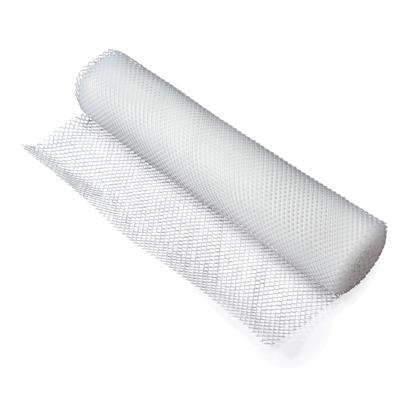 Plasa picurare pahare, 500 x 61 cm - alb