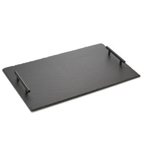 Platou din ardezie naturala GN cu manere 11