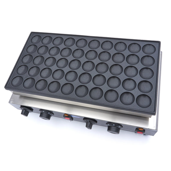 Plita pentru clatitepancake, 50 bucati, Ø4,3cm, 1,8kW