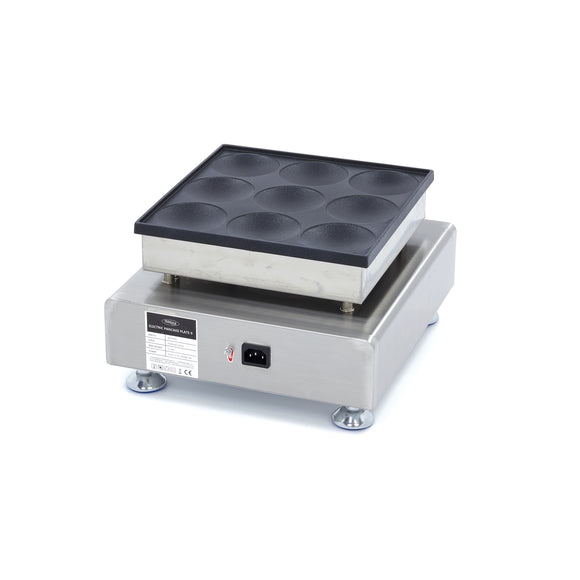 Plita pentru clatitepancake, 9 bucati, Ø8cm, 1kW