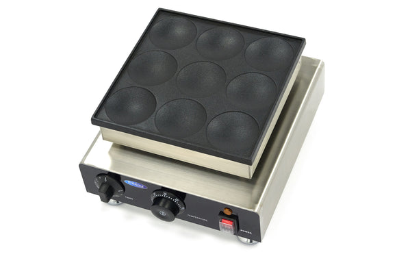 Plita pentru clatitepancake, 9 bucati, Ø8cm, 1kW