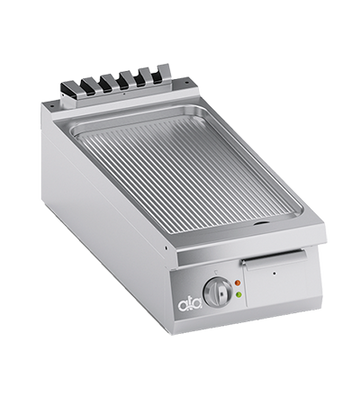 Plita fry top electrica, suprafata de coacere din inox, striat - PERFORMANCE LINE, 7 kW