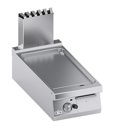 Plita fry top pe gaz, suprafata de coacere din inox,neted - PERFORMANCE LINE, 9 kW