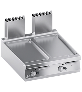 Plita fry top pe gaz, supratafa de coacere din inox, neted - PERFORMANCE LINE, 18 kW