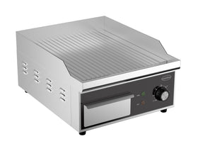 Plita fry top striata, 2 kW alimentare 230 V Ideala atat pentru uz casnic